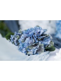 BLUE HYDREANGEA STEM 35CM