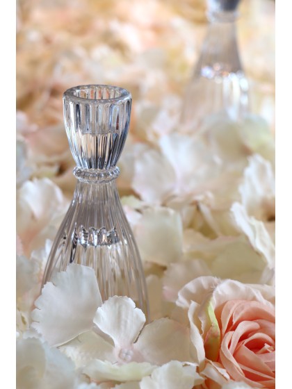 BOUGEOIR VERRE FLAMBEAU BALLERINA DIA 6.5CM X 15CM