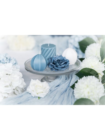 GLASS TRAY ON BASE CATHERINE DIA 24.7CM X 8.3CM