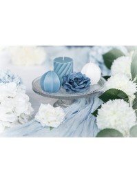 GLASS TRAY ON BASE CATHERINE DIA 24.7CM X 8.3CM