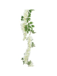 GUIRLANDE GLYCINE BLANCHE 180CM X 28CM X 9CM