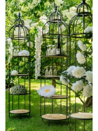 BRANCH WITH WHITE HYDRANGEA FLOWERS 170CM X 20CM X 5CM