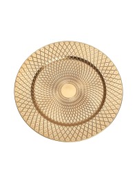 GOLD PP SHEHERAZADE CHARGER PLATE DIA 33CM