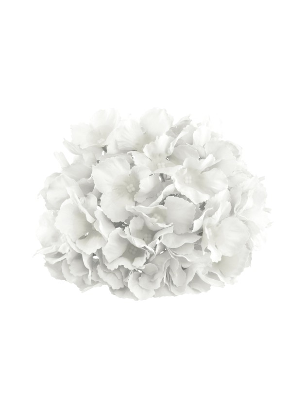 TETE HORTENSIA BLANCHE DIA 20CM X 11CM