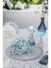 LIGHT BLUE HYDRANGEA HEAD DIA 20CM X 11CM