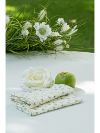 4 IVORY ROSE HEADS DIA 11CM X 6CM