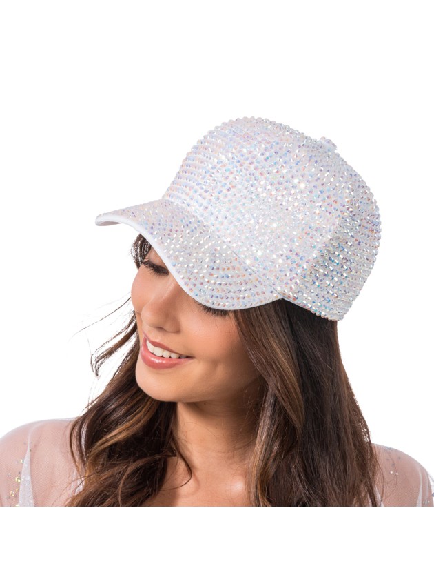 WHITE DIAMOND CAP ONE SIZE