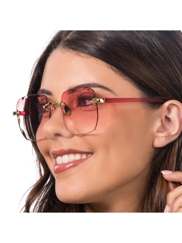 PINK GRADIENT LENSES GLASSES 15CM X 14CM X 5.3CM