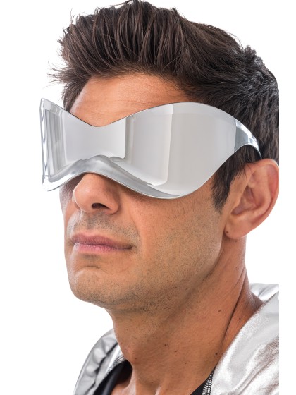 LUNETTES MASQUE SANS MONTURE EFFET MIROIR 15CM X 16CM X 7.5CM