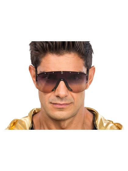 RAPPER GLASSES WITH GRADIENT LENSES 14.5CM X 13.7CM X 7CM