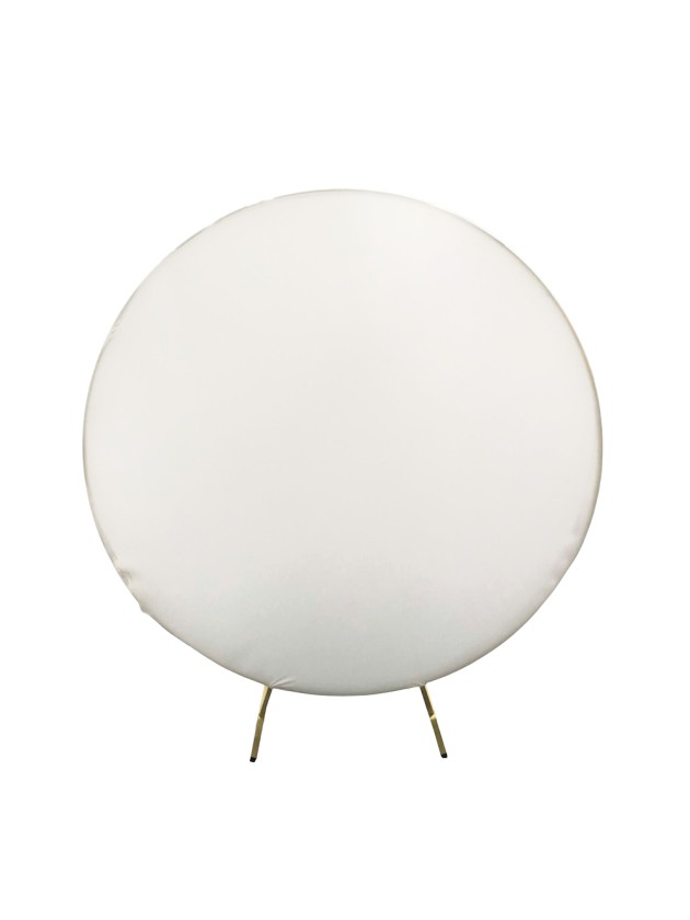 IVORY BACKGROUND COVER FOR ROUND ARCH DIA 2M