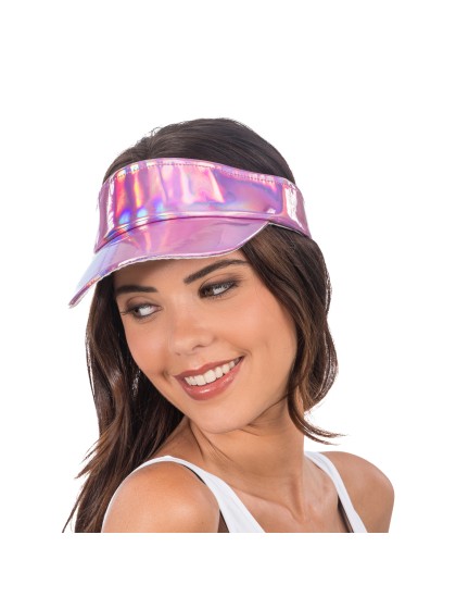 CASQUETTE VISIERE IRISEE ROSE TU