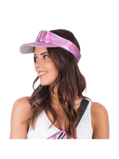 CASQUETTE VISIERE IRISEE ROSE TU