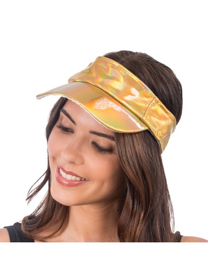 CASQUETTE VISIERE IRISEE OR TU