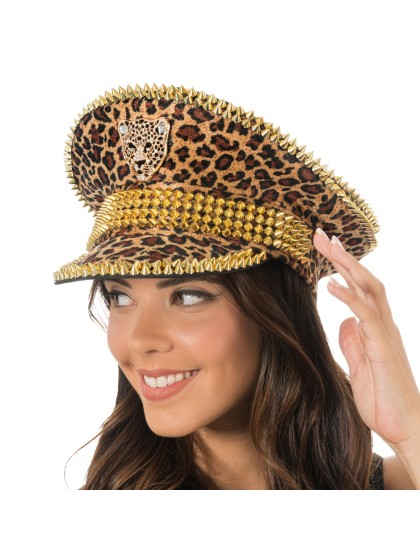 CHAPEAU CASQUETTE LEOPARD TU