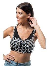 CLEAR DIAMONDS FESTIVAL TOP ONE SIZE