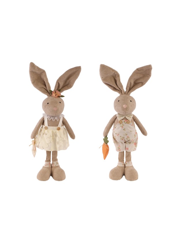 STANDING SPONGE LIBERTY JO RABBIT 2 ASSORTED 14CM X 12CM X 57CM