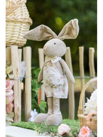 LAPIN EPONGE LIBERTY DEBOUT JO 2 ASSORTIS 14CM X 12CM X 57CM
