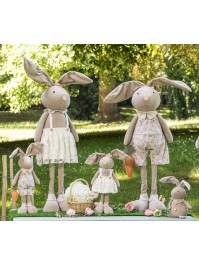 SPONGE LIBERTY JO RABBIT TELESCOPIC LEGS 2 ASSORTED 29CM X 22CM X 120CM