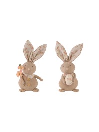 LAPIN EPONGE LIBERTY JO 2 ASSORTIS 16CM X 13CM X 37CM