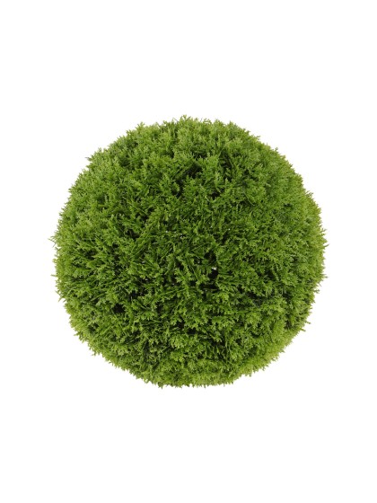 BOULE DECO CYPRES VERT A ASSEMBLER DIA 27CM