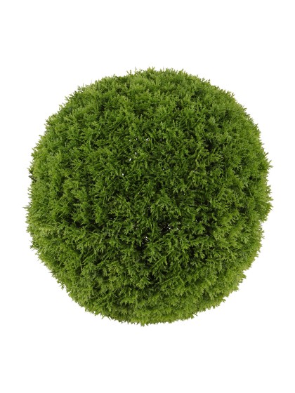 BOULE DECO CYPRES VERT A ASSEMBLER DIA 33CM