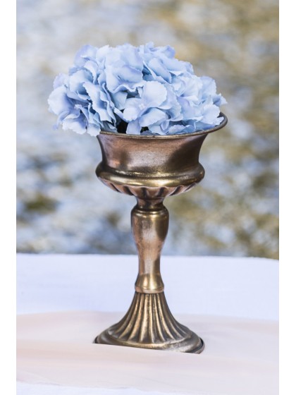 MAJESTIC BRUSHED MATT GOLDEN CUP DIA 15.5CM X 14CM