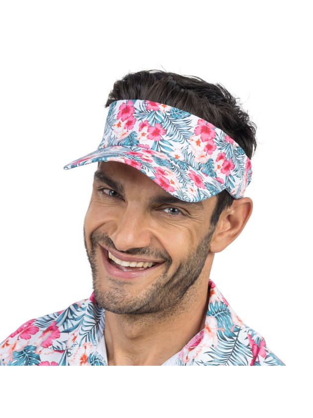 CASQUETTE VISIERE HAWAIENNE HIBISCUS TU