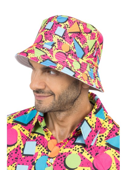 RETRO 80\'S - 90\'S BUCKET HAT ONE SIZE