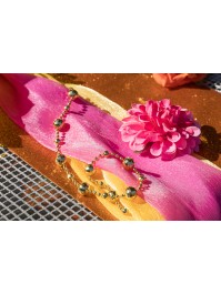 CHEMIN DE TABLE GLIMMER FRAMBOISE 28CM X 3M