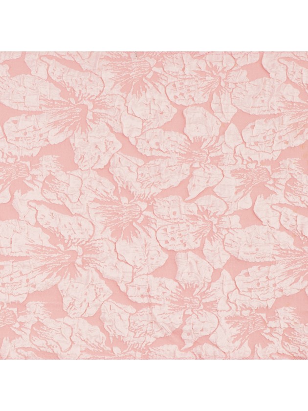 PINK FLEUR DE LYS JACQUARD TABLE RUNNER 28CM X 3M