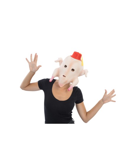TURKEY HEAD MASK 37CM X 20CM X 32CM