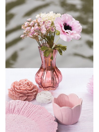 NYMPHEA PINK ANEMONE STEM DIA 10CM X 38CM