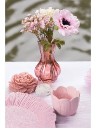 NYMPHEA PINK CERAMIC POT DIA 9CM X 7CM