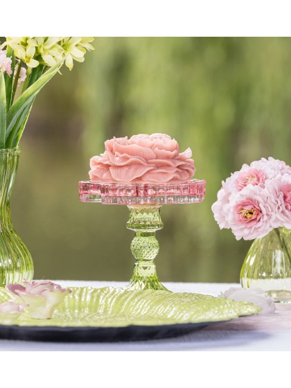 NYMPHEA PINK CAMELLIA CANDLE DIA 10.3CM X 4.2CM