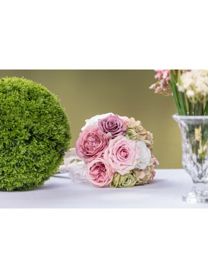 PINK/GREEN/PARMA FAIRY POND BUNCH DIA 20CM X 32CM