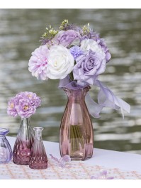 BOUQUET BUTTERLFY POURPRE/LAVANDE/VIOLET DIA 20CM X 32CM