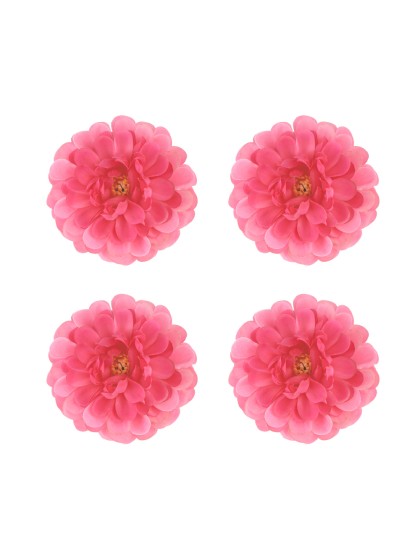 4 DAHLIAS FUCHSIA DIA 8.5CM X 5CM