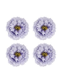 4 TETES PIVOINE LAVANDE DIA 9CM X 4CM