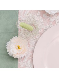 4 ALMOND PEONY HEADS DIA 9CM X 4CM