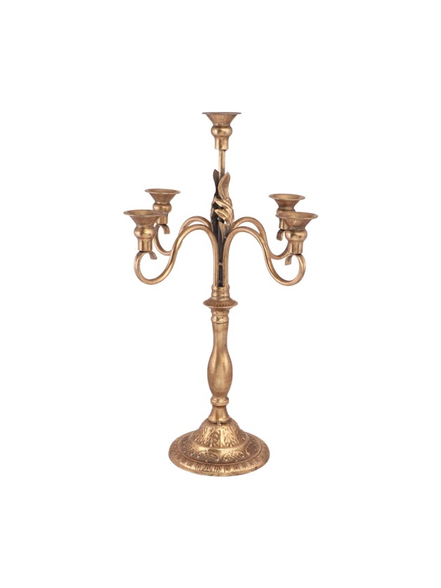 CHANDELIER METAL MAJESTIC 5 BRANCHES DIA 39CM X 59CM