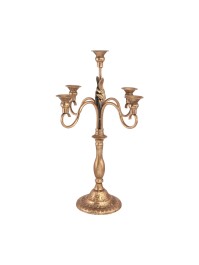 METAL MAJESTIC CANDLEHOLDER 5 BRANCHES DIA 39CM X 59CM