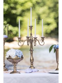 METAL MAJESTIC CANDLEHOLDER 5 BRANCHES DIA 39CM X 59CM