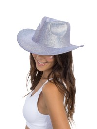 CHAPEAU DE COWBOY SHINY VIOLET TU
