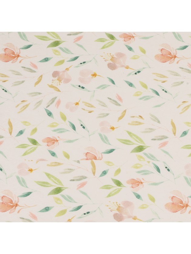 SATIN EFFECT FLORAL TABLE RUNNER 28CM X 3M