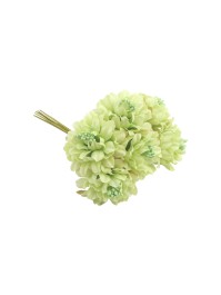 MINI BOUQUET ZINNIA VERT NENUPHAR 9.5CM X 5.5CM X 12.5CM