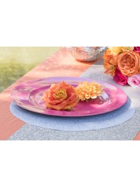 SET 2 ORANGE ROSES DIA 9CM X 5.5CM