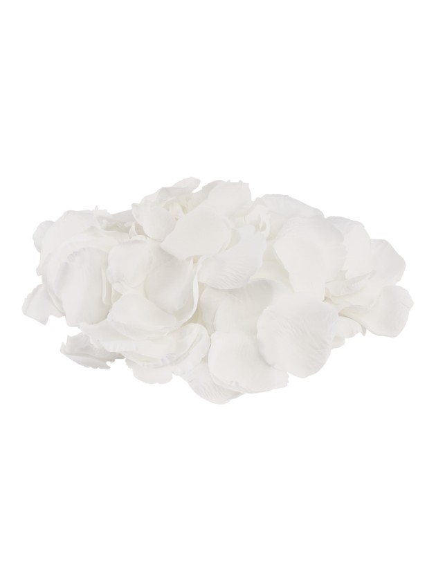 SACHET 250 PETALES DE ROSES 3D BLANCS ENV 4CM X 4CM