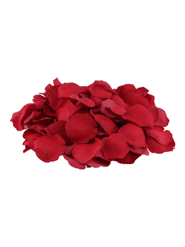 SACHET 250 PETALES DE ROSES 3D ROUGE ENV 4CM X 4CM