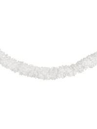 GUIRLANDE FLEURS BLANCHES DIA 9CM X 220CM